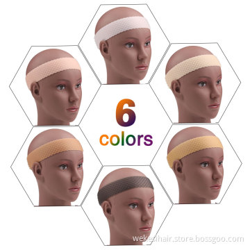 Top Quality Beige Black Non Slip Hair Hand Silicone Wig Band Silicone Wig Grip Headband For Fix Wigs